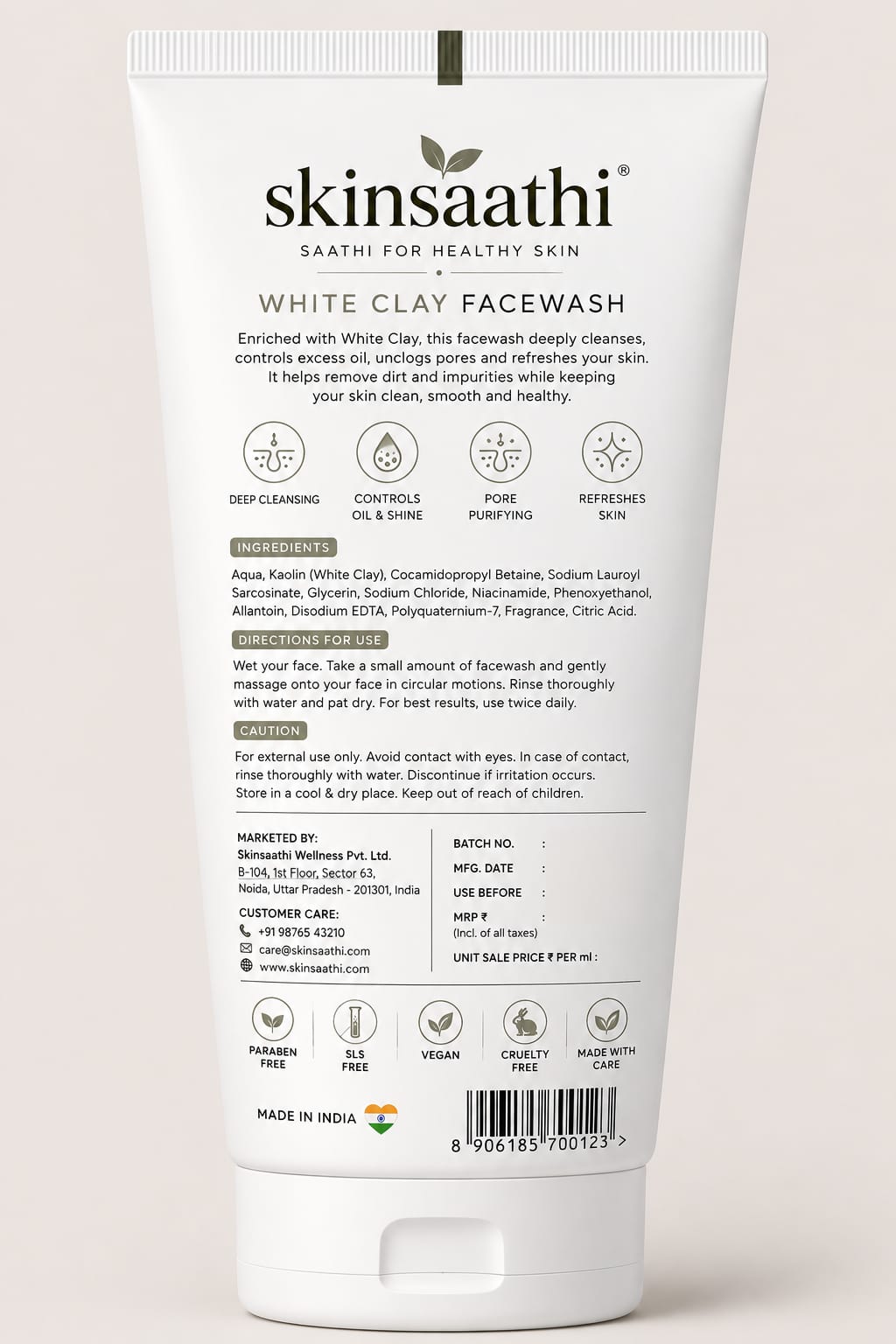 White Clay Face Wash
